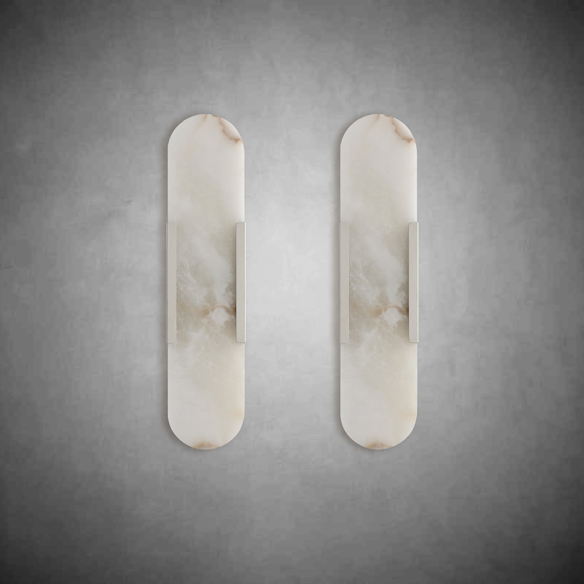 Wall Sconces Set of 2, Alabaster Wall Light, 19.7'' Indoor Vanity Light Fixtures for Bathroom