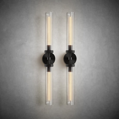 Modern Glass Tube Wall Lamp (2 Pieces)