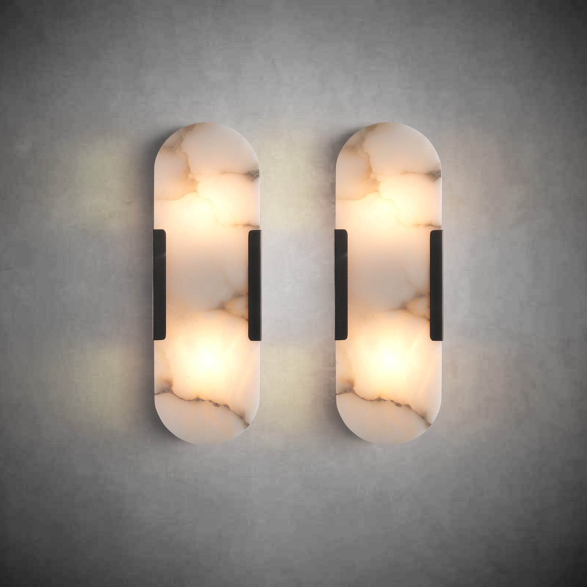 Alabaster Wall lamp Set (2 Pieces)