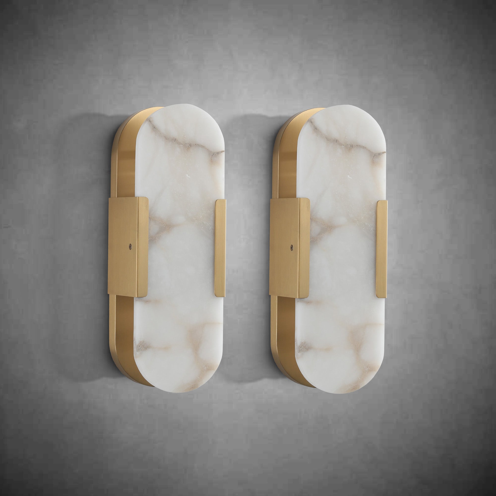 Alabaster Wall lamp Set (2 Pieces)