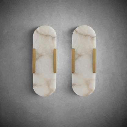 Alabaster Wall lamp Set (2 Pieces)