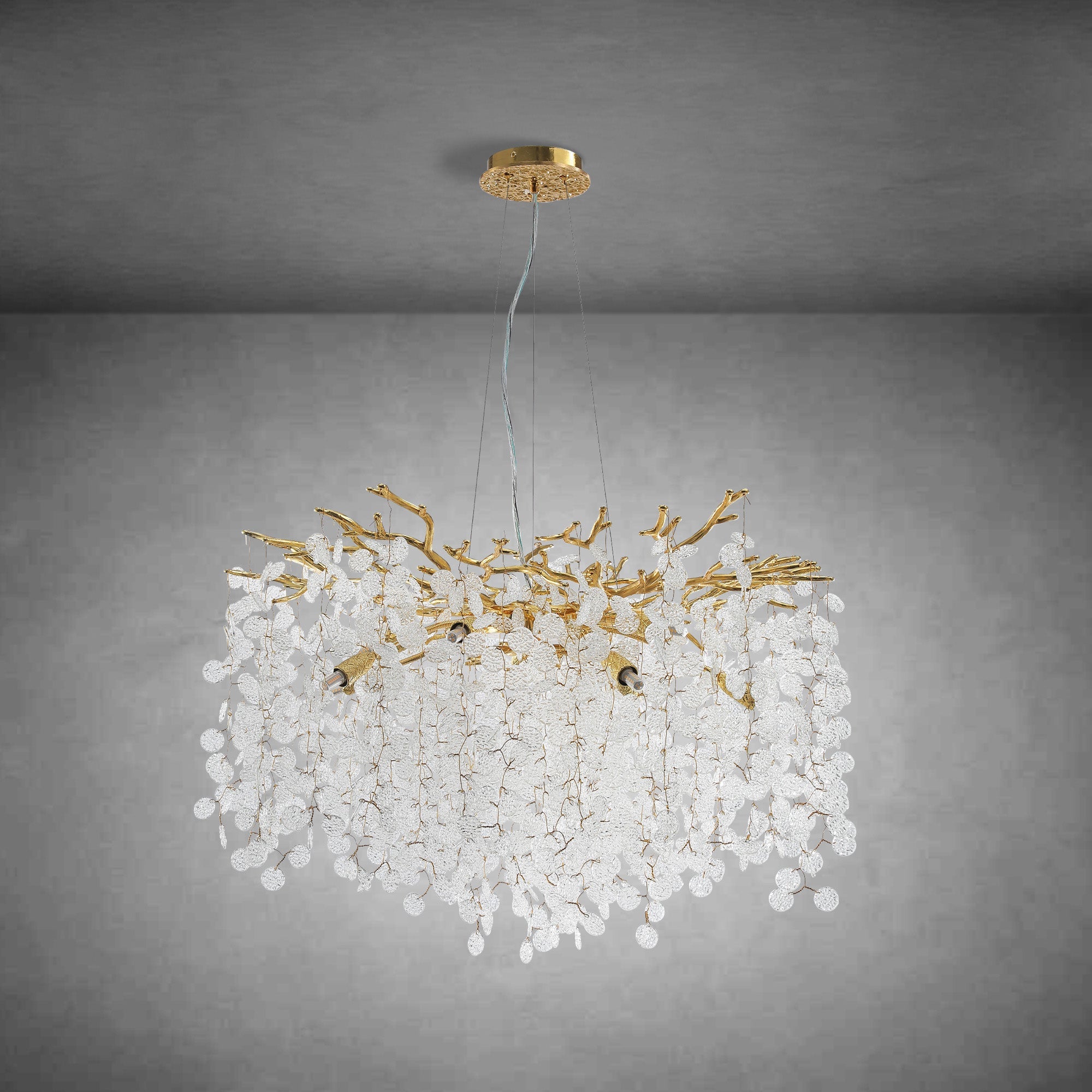 Modern Tree Branch Chandelier