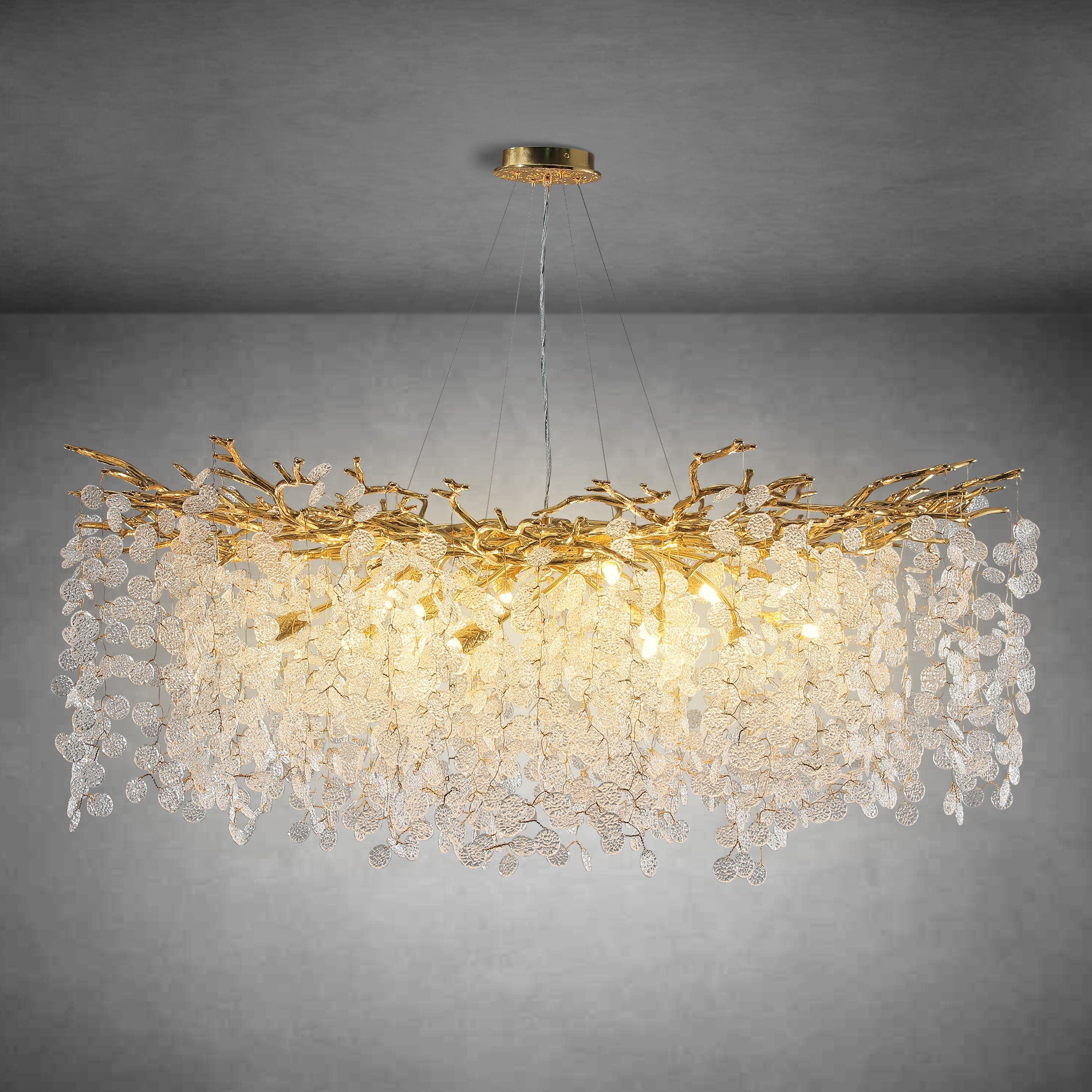 Modern Tree Branch Chandelier