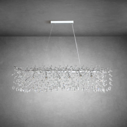 Modern Gold Tree Branch Crystal Chandelier