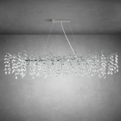 Modern Gold Tree Branch Crystal Chandelier
