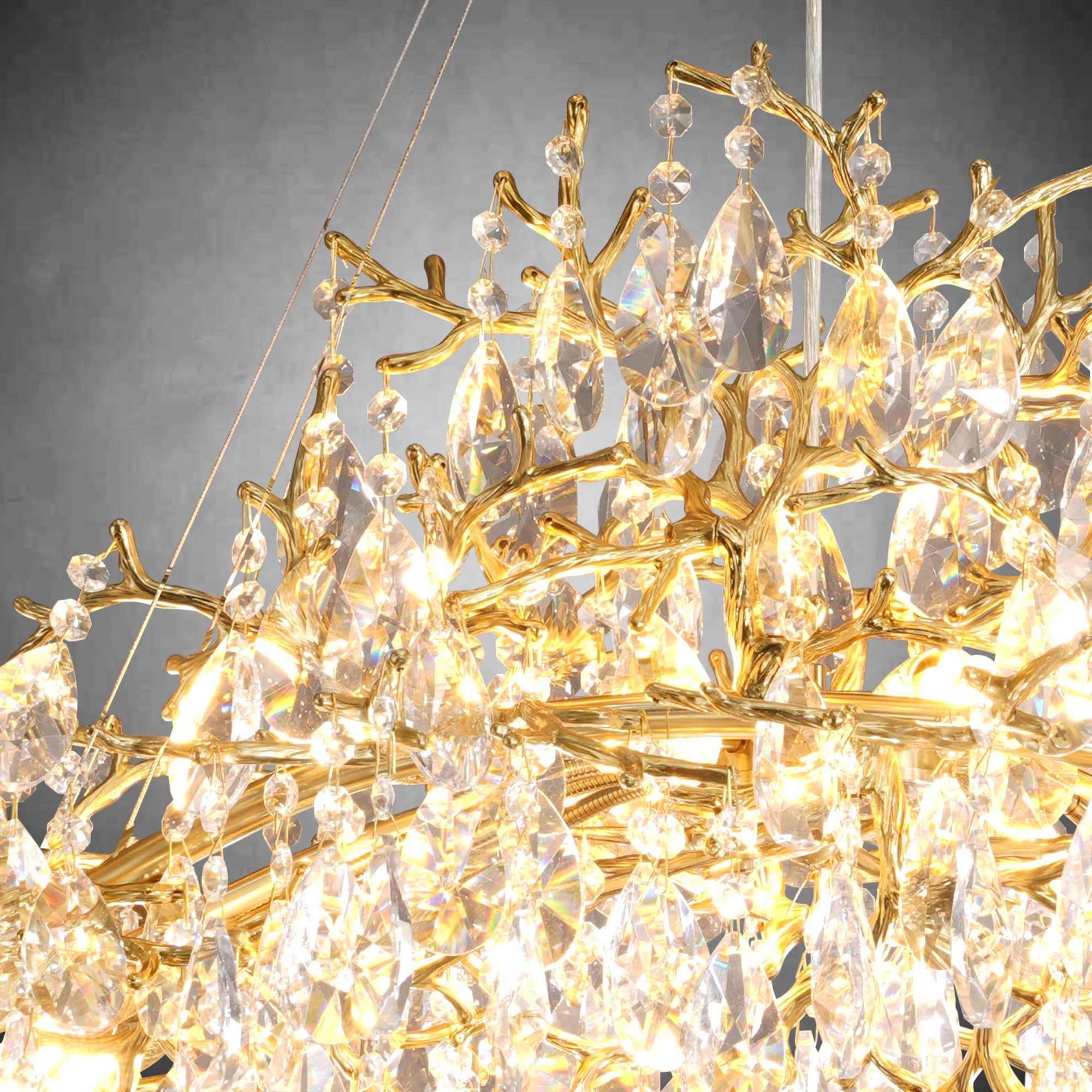 Modern Tree Crystal Chandelier