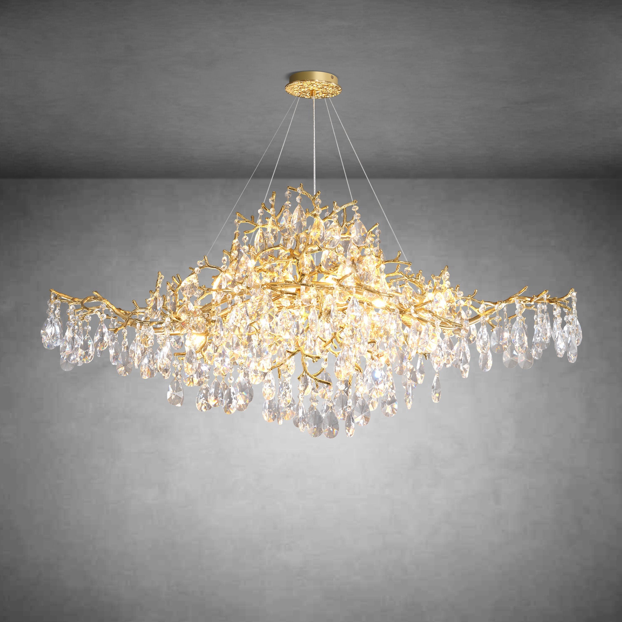 Modern Tree Crystal Chandelier