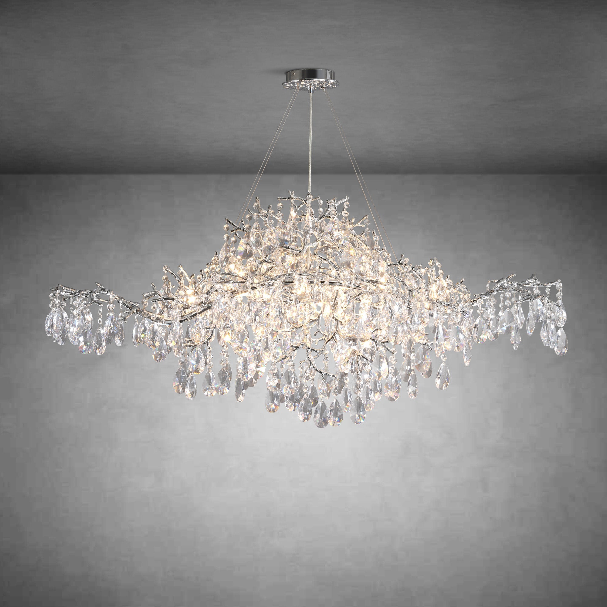 Modern Tree Crystal Chandelier