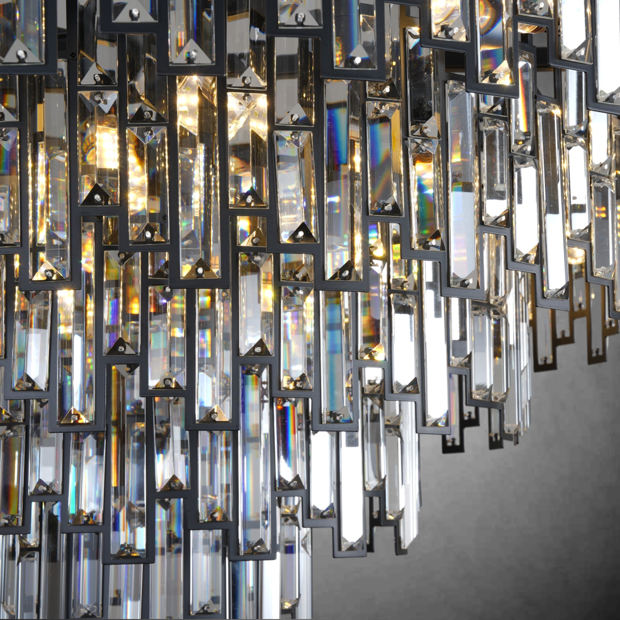Modern Round K9 Crystal Chandelier