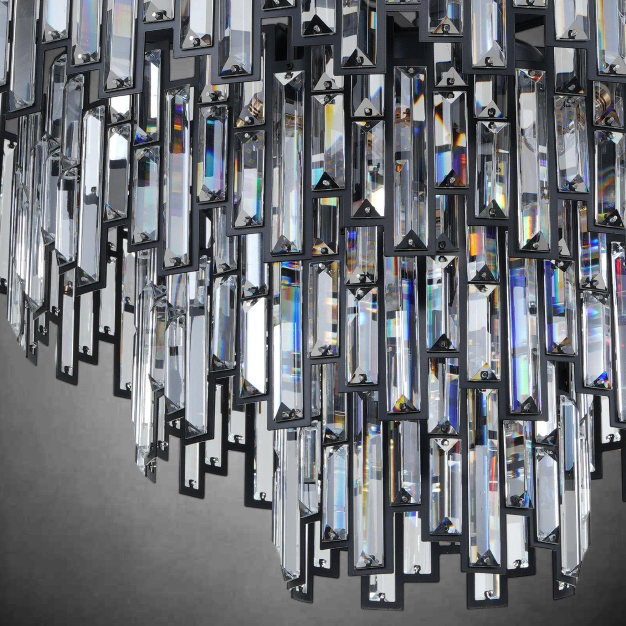 Modern Round K9 Crystal Chandelier