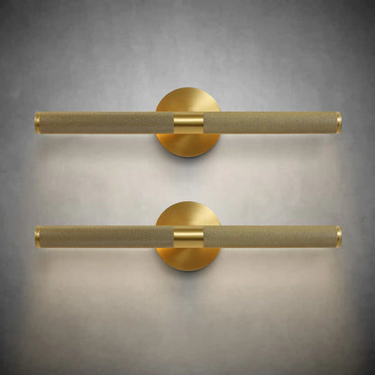 Black Copper Bathroom Wall Sconce Light with 360° Rotatable Shade