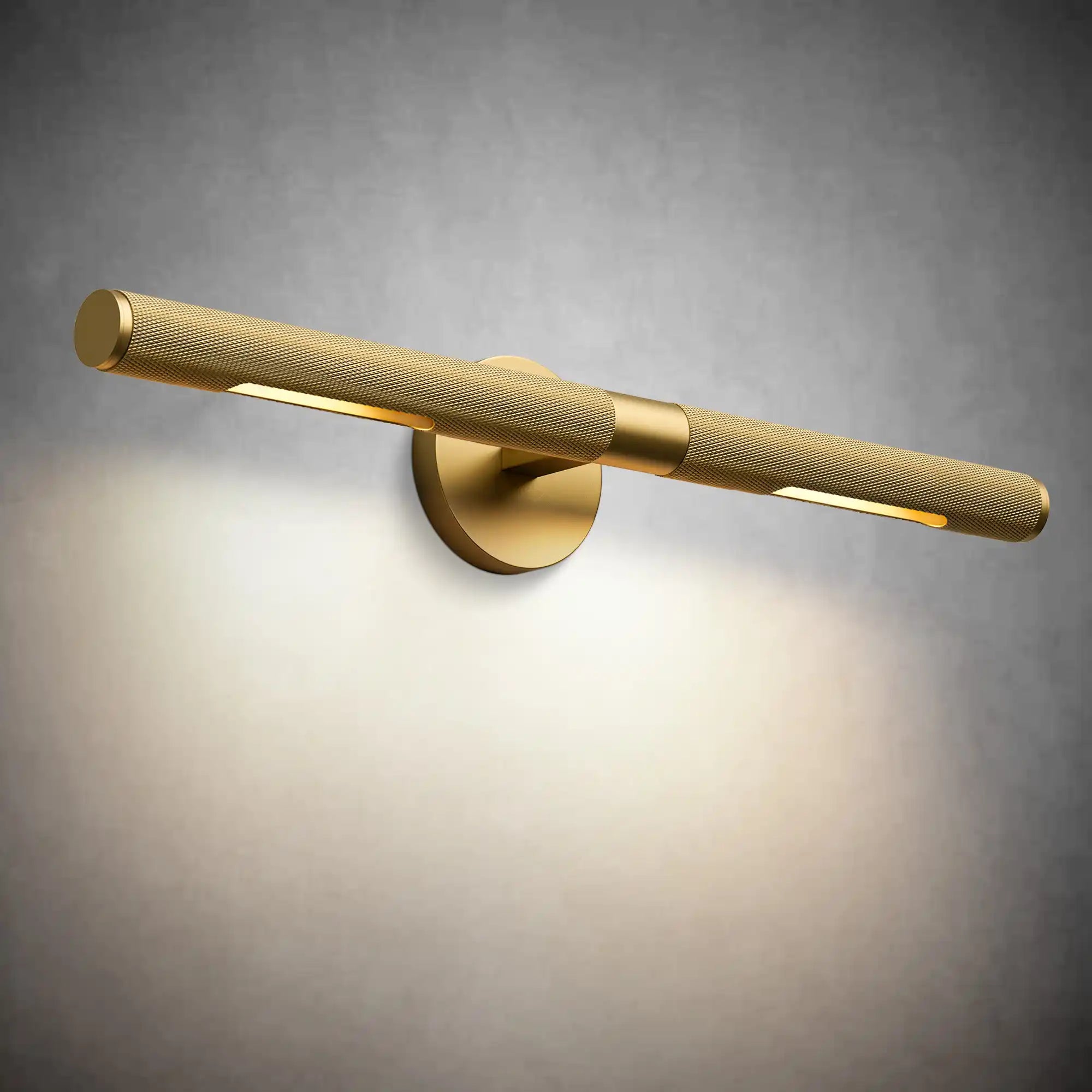 Black Copper Bathroom Wall Sconce Light with 360° Rotatable Shade