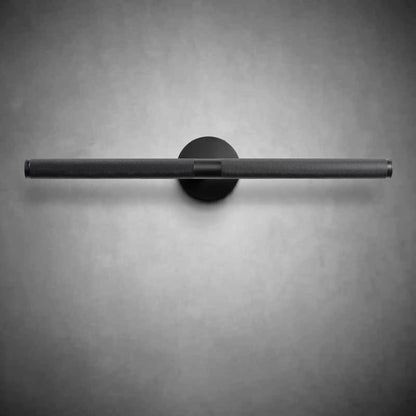 Black Copper Bathroom Wall Sconce Light with 360° Rotatable Shade
