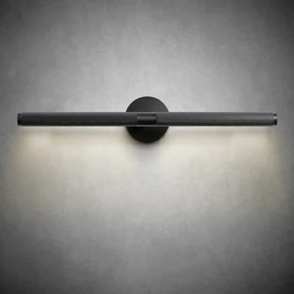 Black Copper Bathroom Wall Sconce Light with 360° Rotatable Shade