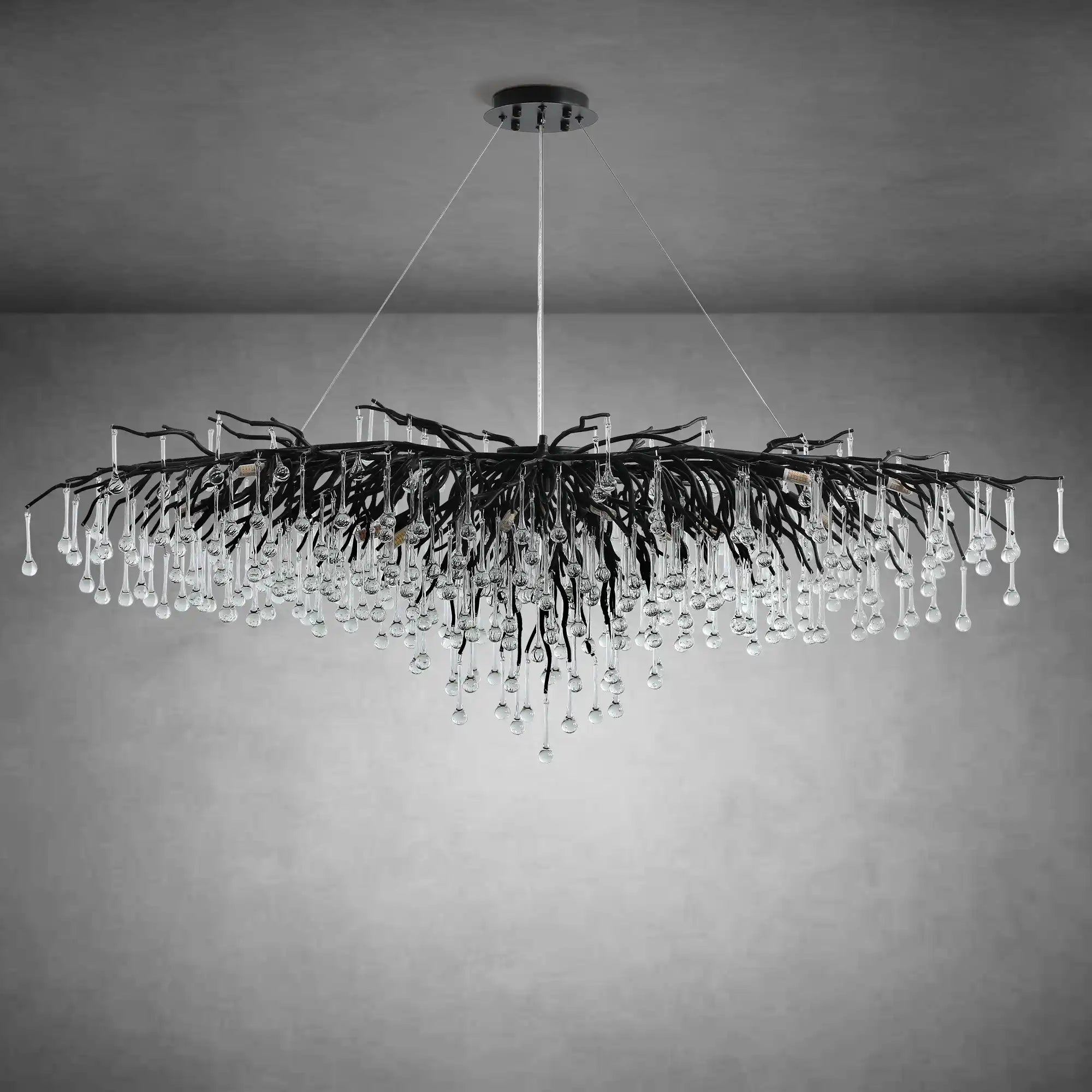 63" Modern Crystal Tree Branch Chandelier with 15 Lights