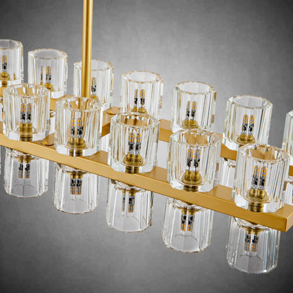 Modern Round Chandelier,K9 Crystal Chandeliers for Dining Room