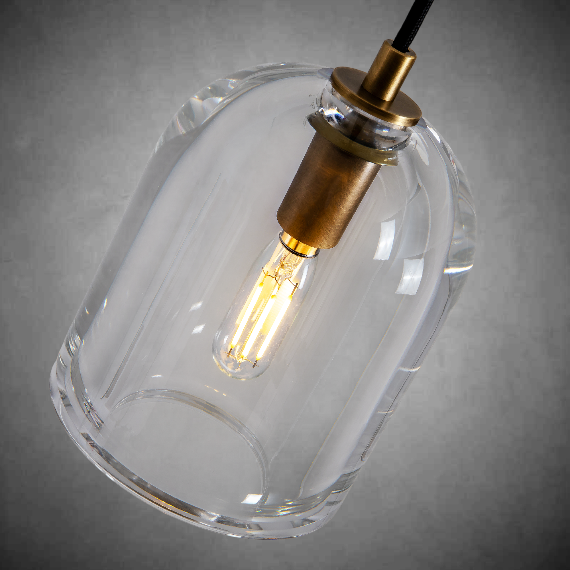 Crystal Modern Bell-Shaped Pendant Light