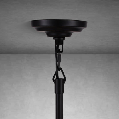 78.7" Luxury Long Crystal Chandelier  29-Light Modern Black Large Chandeliers