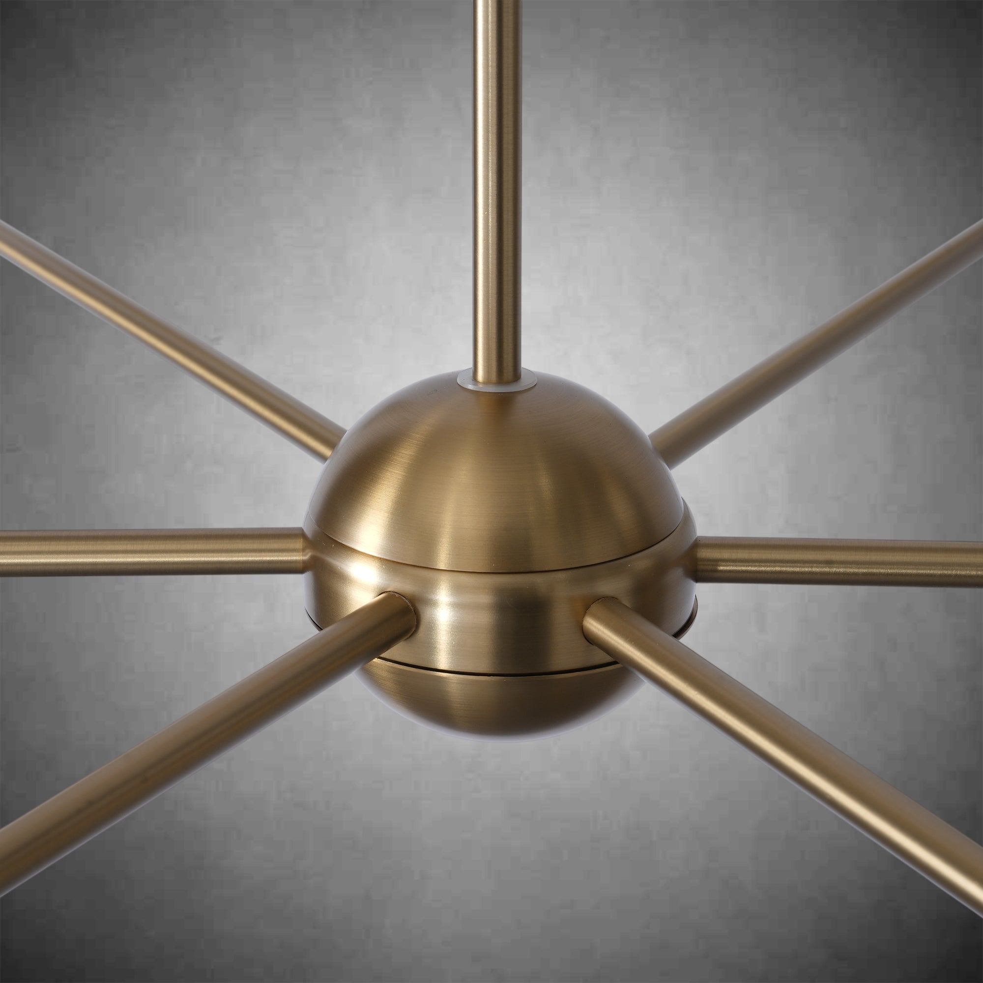 42" Brass Farmhouse Chandelier