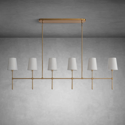 White Fabric Pendant Lamp