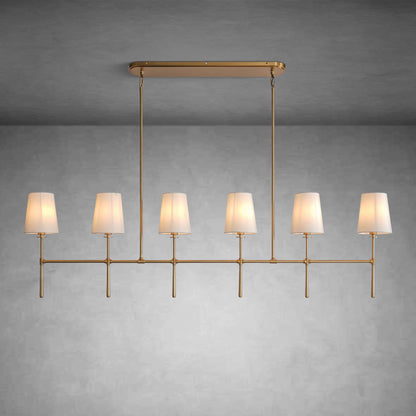 White Fabric Pendant Lamp