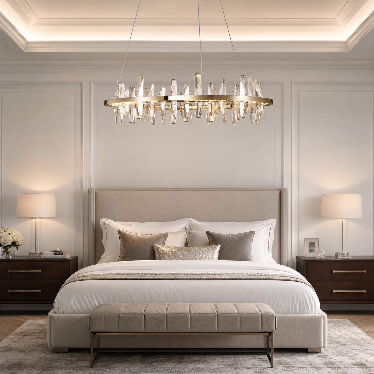Yiosi Mira Ring Crystal Chandelier