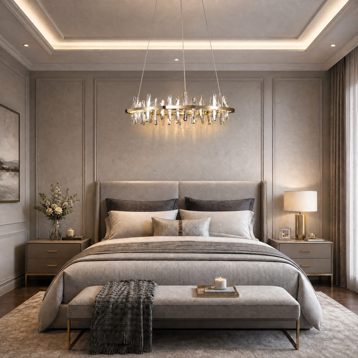 Yiosi Mira Ring Crystal Chandelier