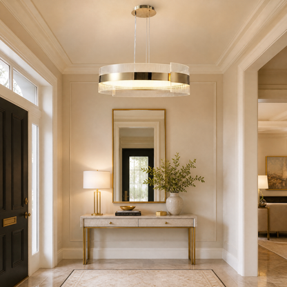 Yiosi Ribbon Round Modern Chandelier