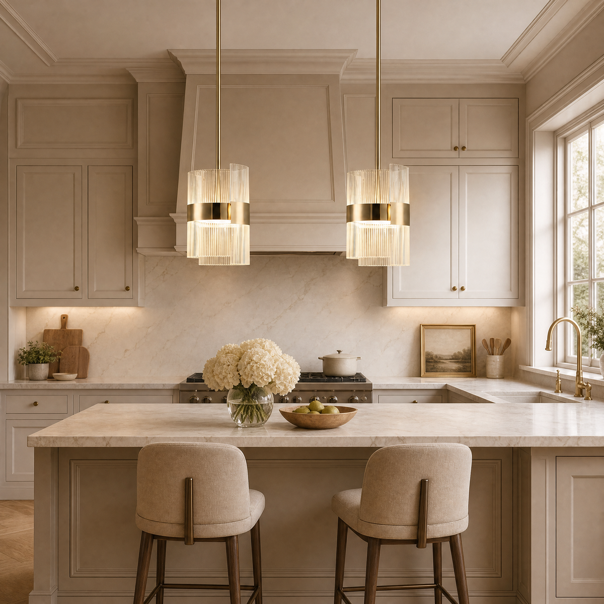 Yiosi Ribbon Round Modern Chandelier