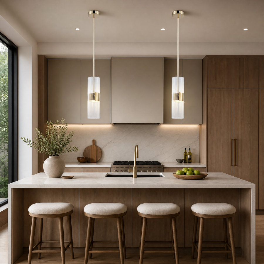 Yiosi Ribbon Round Modern Chandelier