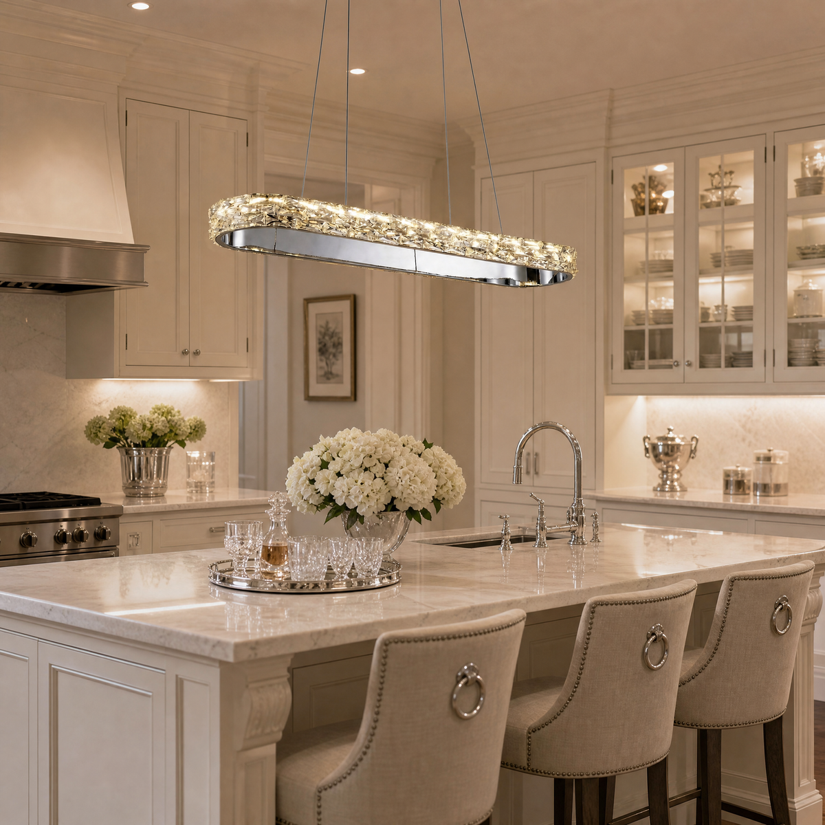 Yiosi Series Crystal Chandelier Style L