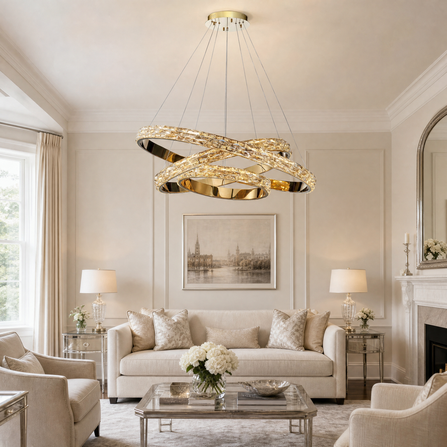 Yiosi Series Crystal Chandelier Style L