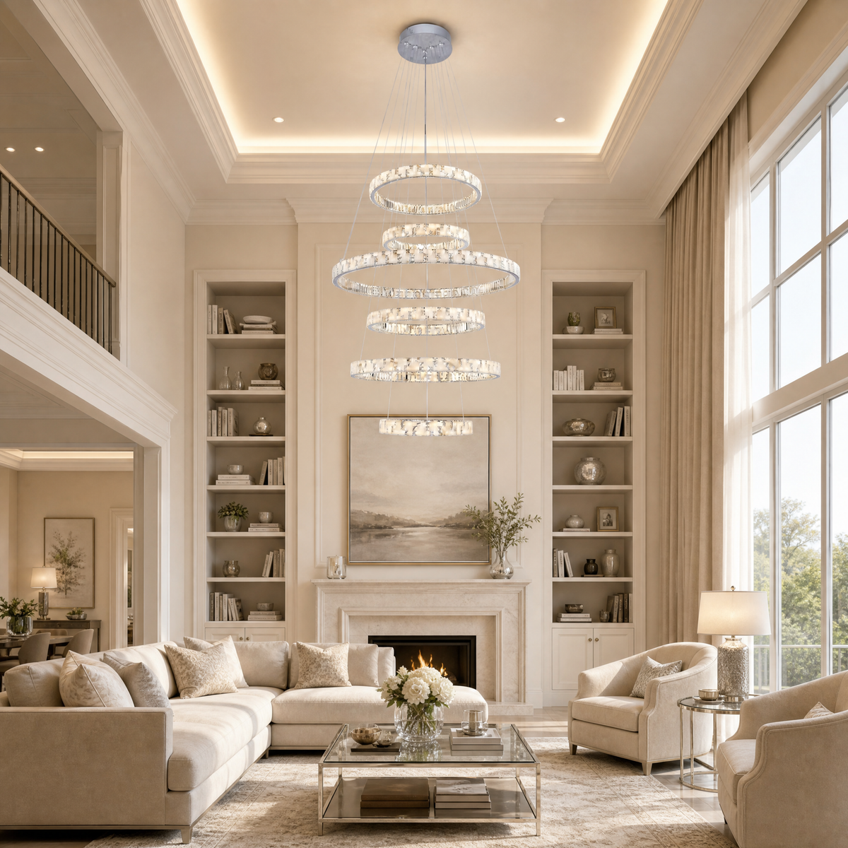 Yiosi Series Crystal Pendant Light Style S