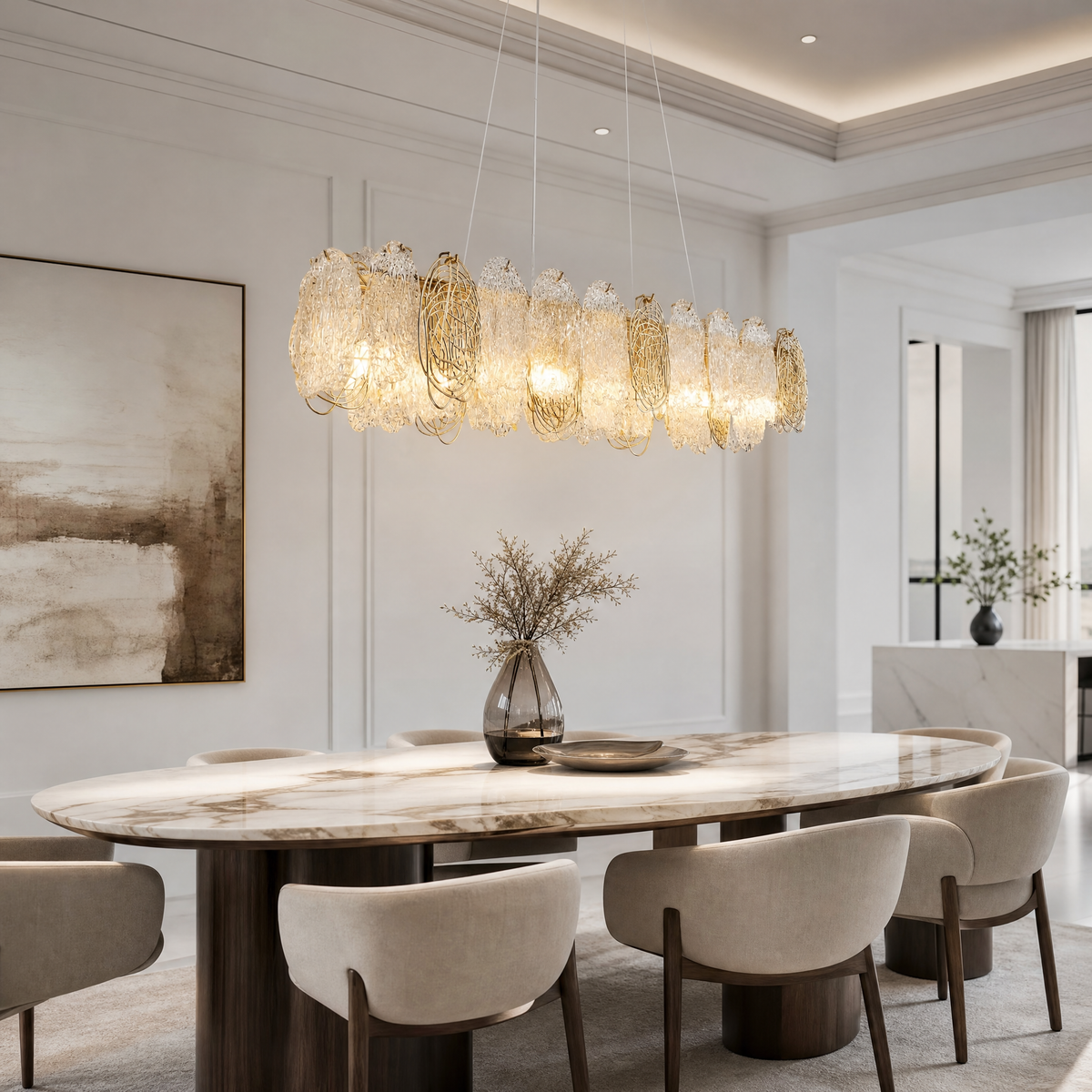 Yiosi Series Glass Chandelier Style R
