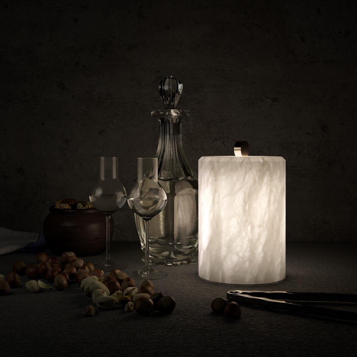 Lyra Alabaster Table Lamp