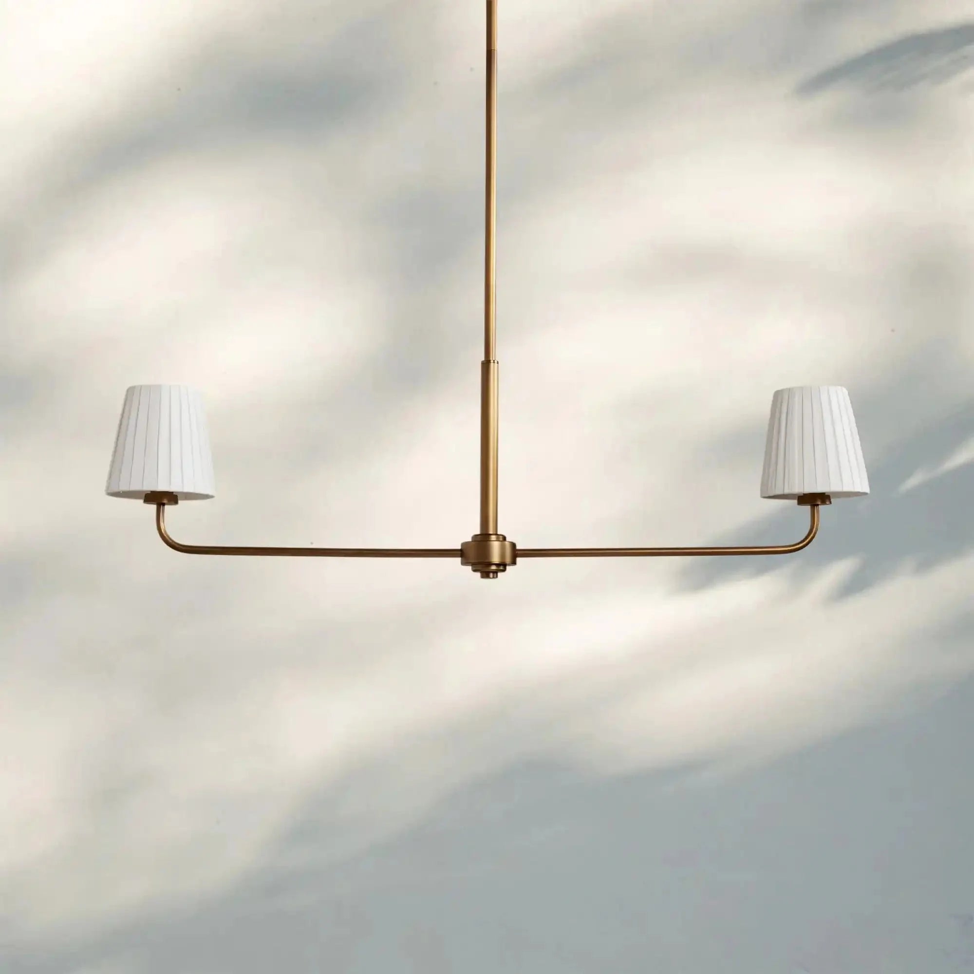 Adria 2-Light Chandelier in bronze - dining room lighting