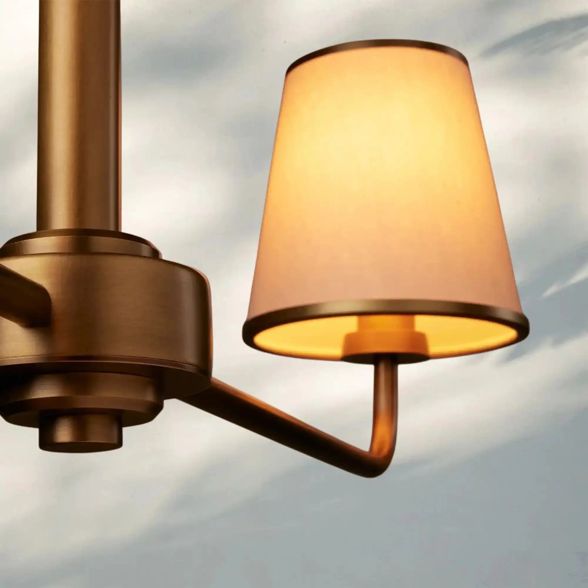 Adria 2-Light Chandelier in bronze - dining room lighting