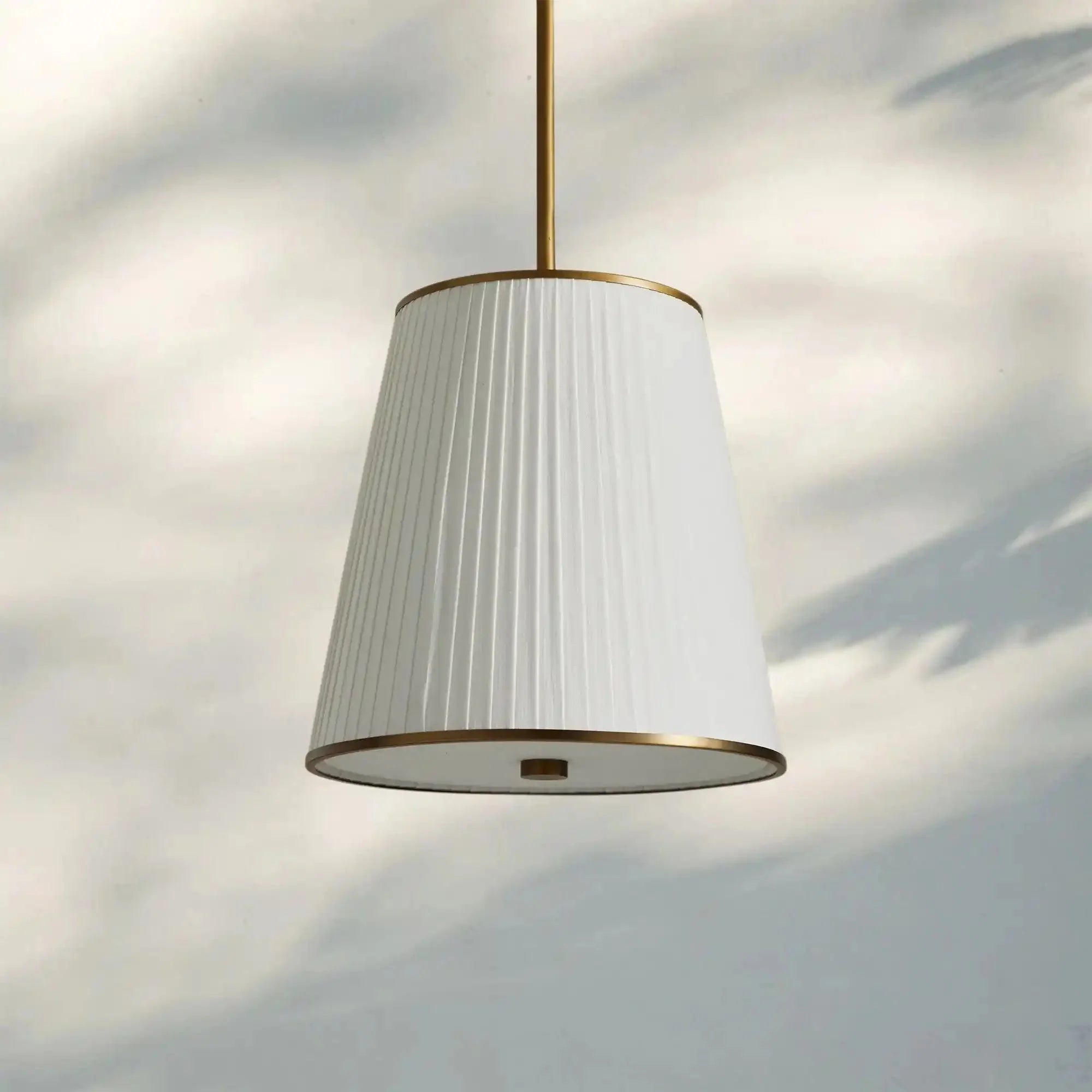 Adria Pendant - Pleated WhiteBlushlighting
