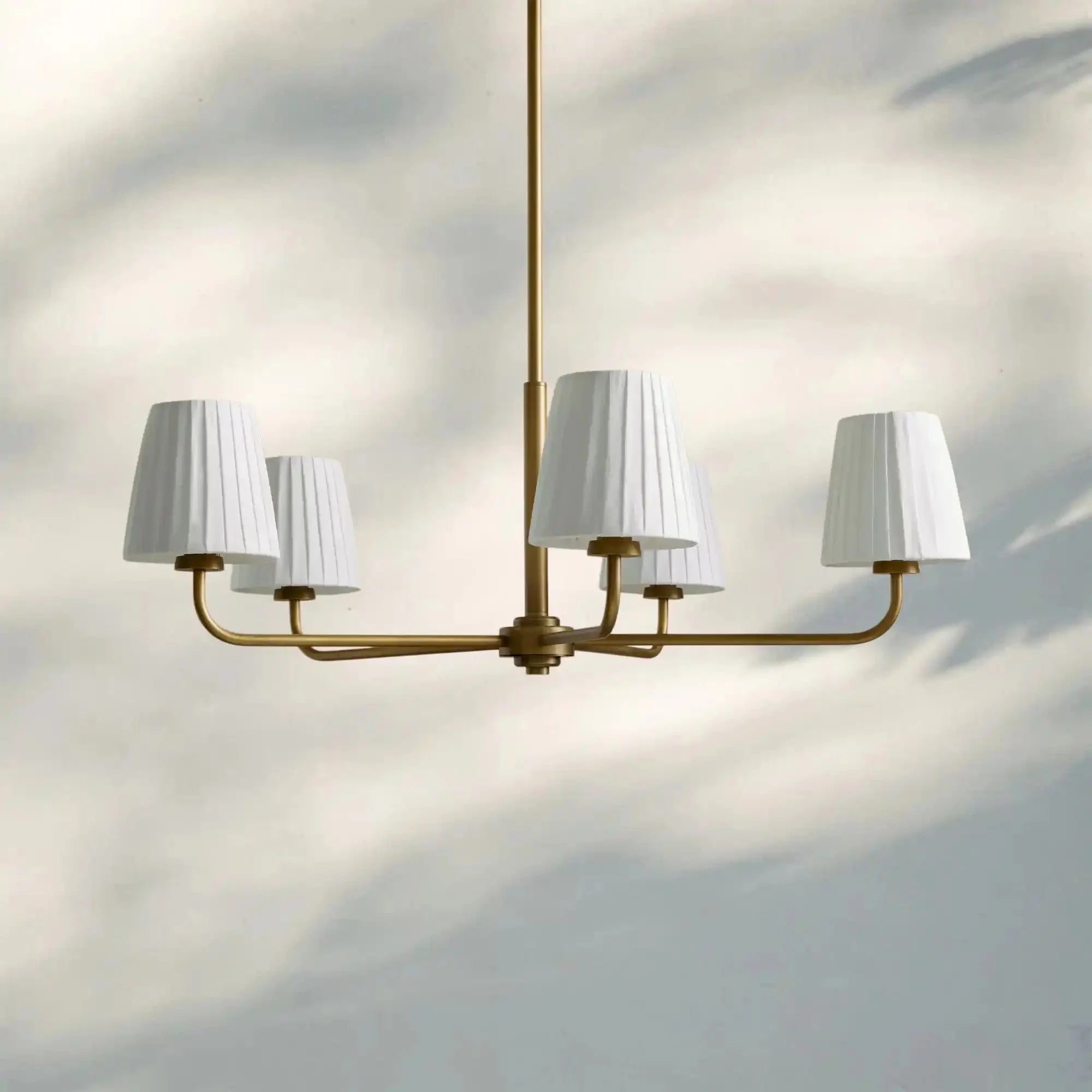 Adria Round Chandelier in bronze by Blush Lighting