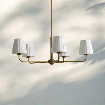 Ancelia Round Chandelier in bronze by Blush Lighting