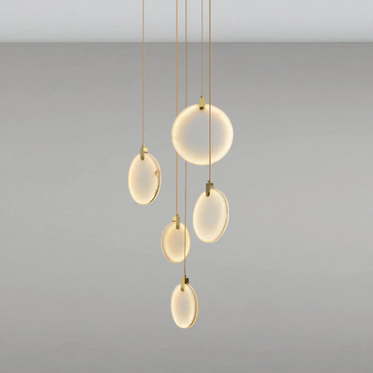 Alabaster Cuboid Dining Room Chandelier,Dining Room Chandelie-chandelier-Merlin Lamps-5-Lights 13"-merlinlamps