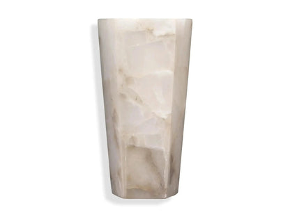Alabaster Large Hexagonal Sconce - Blushlighting