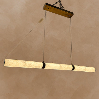 Alabaster Magnificence Art Linear Chandelier 39.4" 47.2" 55.1"