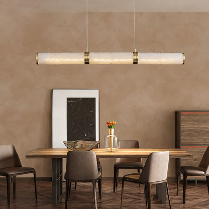 Alabaster Magnificence Art Linear Chandelier 39.4" 47.2" 55.1"
