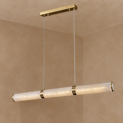 Alabaster Magnificence Art Linear Chandelier 39.4" 47.2" 55.1"