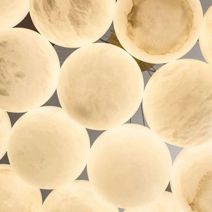 Alabaster Multi-lights Ceiling Pendant