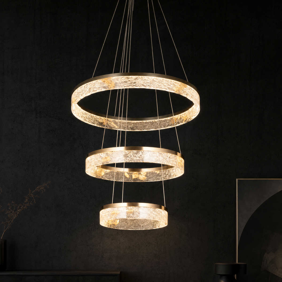 Alps Modern Sculptural Ring Chandelier - main