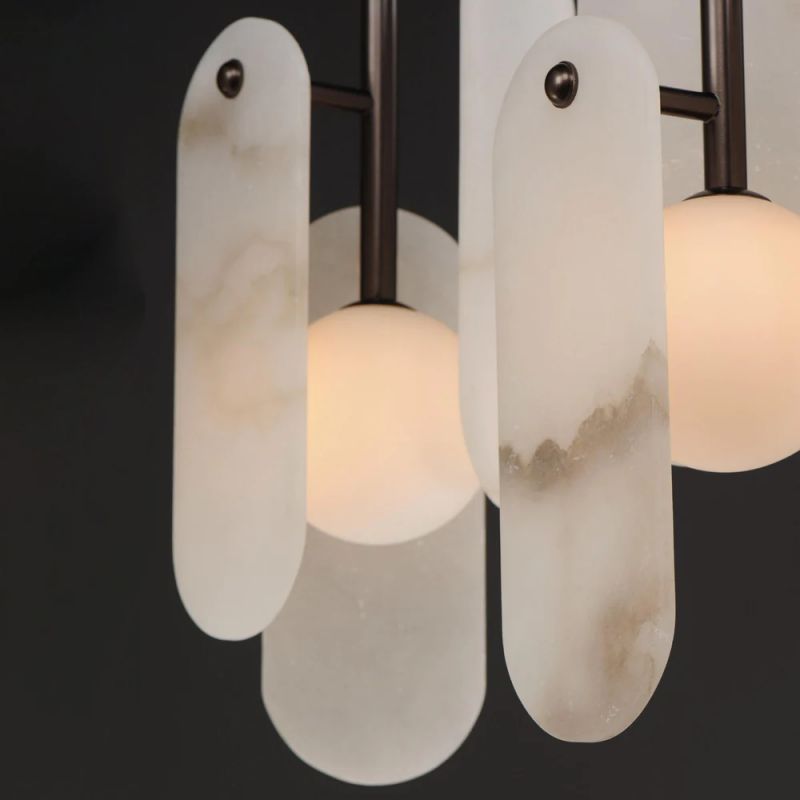 Alyssa Alabaster Studio 5-Light Pendant Chandelier