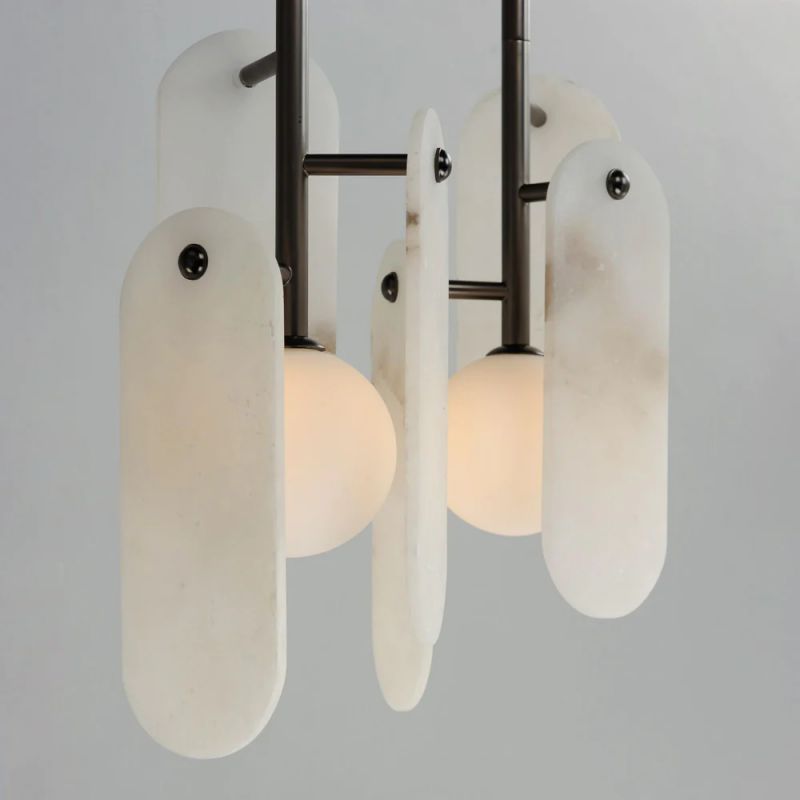 Alyssa Alabaster Studio 5-Light Pendant Chandelier