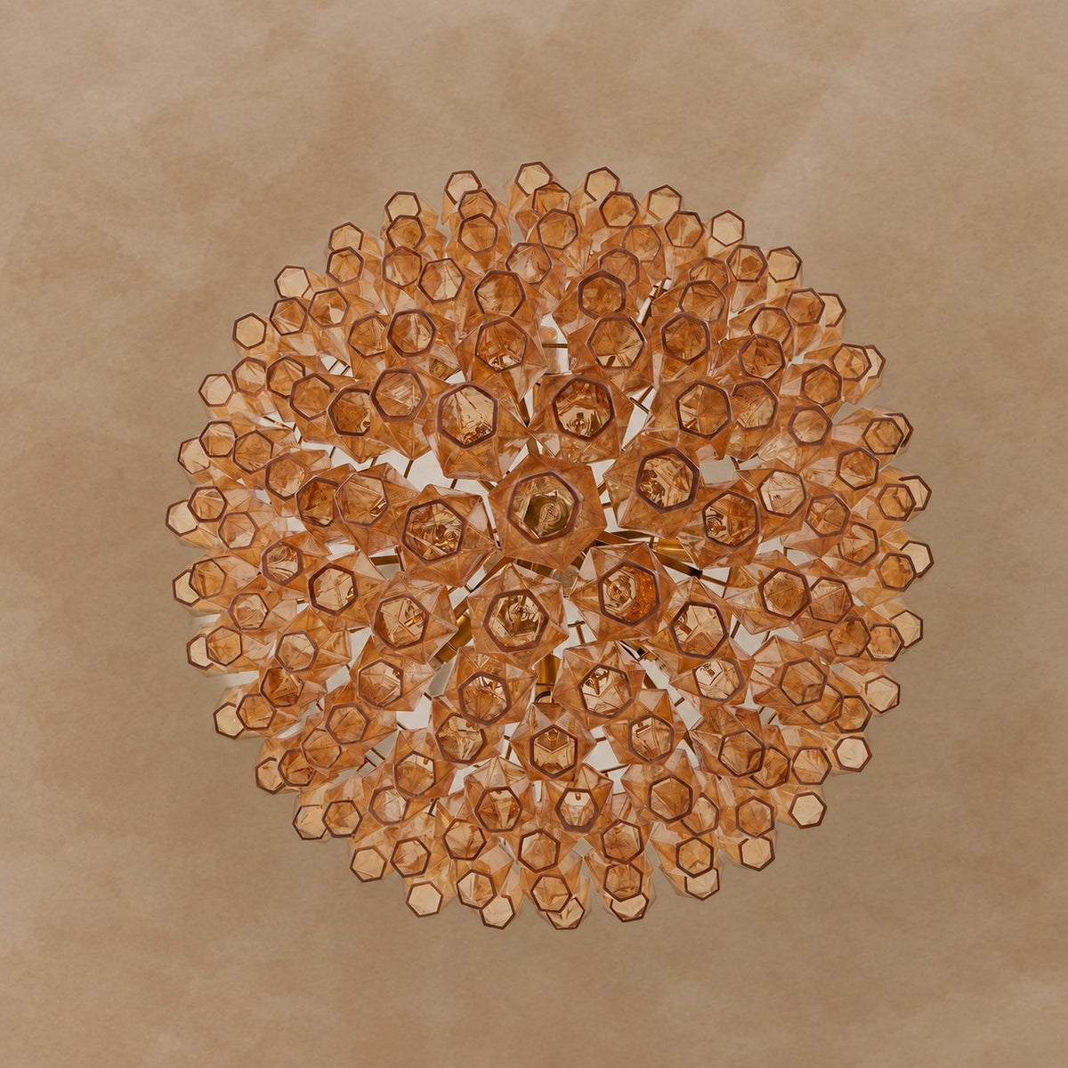 Amber Empire Chandelier 39.4"
